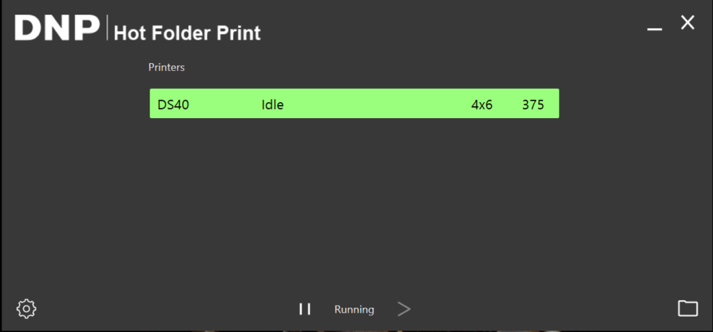 dnp hot folder print utility