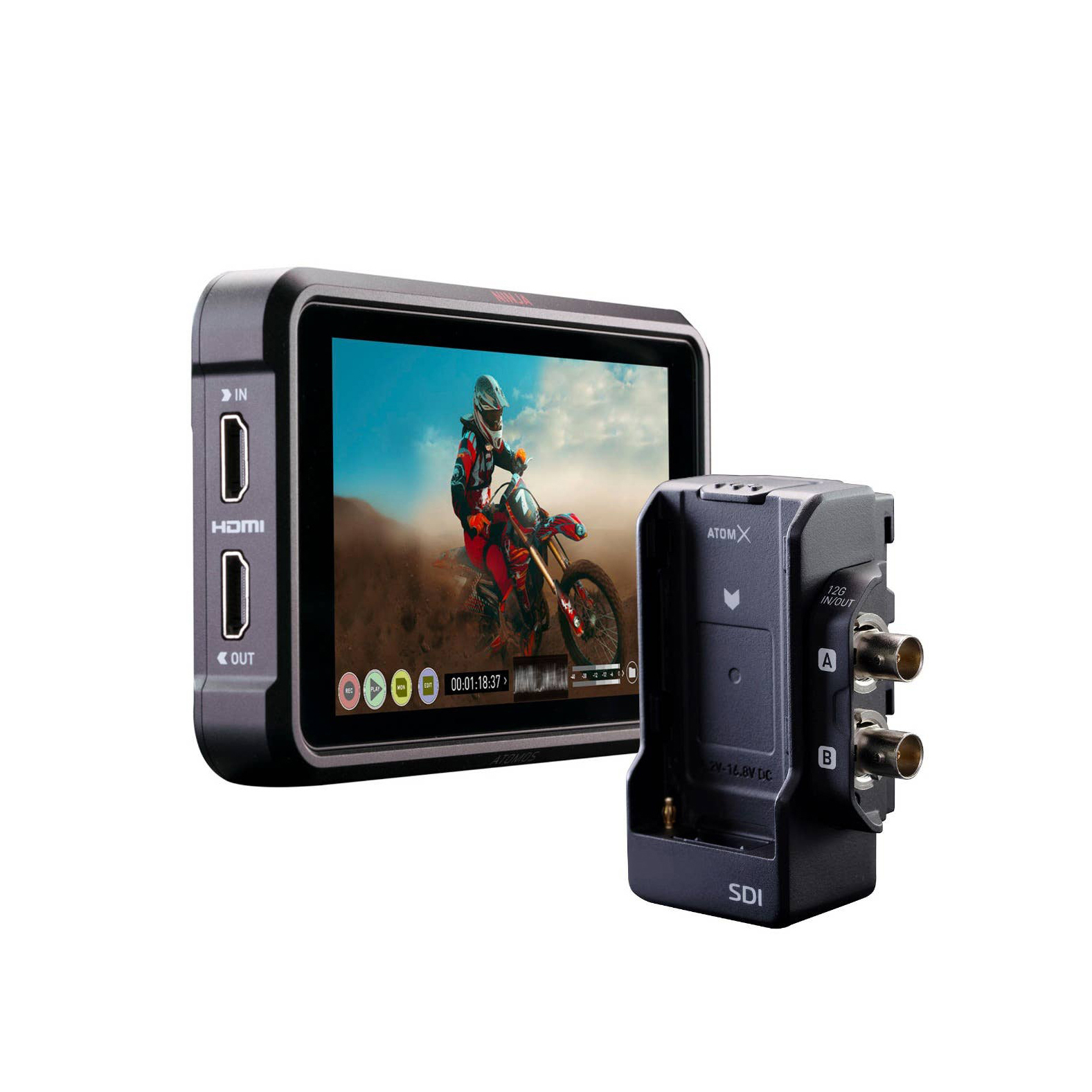  Atomos Ninja V Pro Kit with 5-Inch 4kp60 1000-nit HDMI and SDI  in/Out HDR Monitor Recorder : Electronics